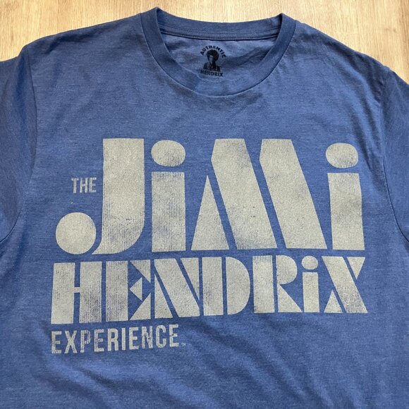 Jimi Hendrix Experience Short Sleeve Blue T-Shirt Men's Size M - Picture 3 of 4